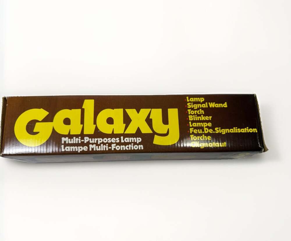 Vintage 70's Galaxy Multi-Purpose Lamp Emergency Signal Wand Torch Blinker New